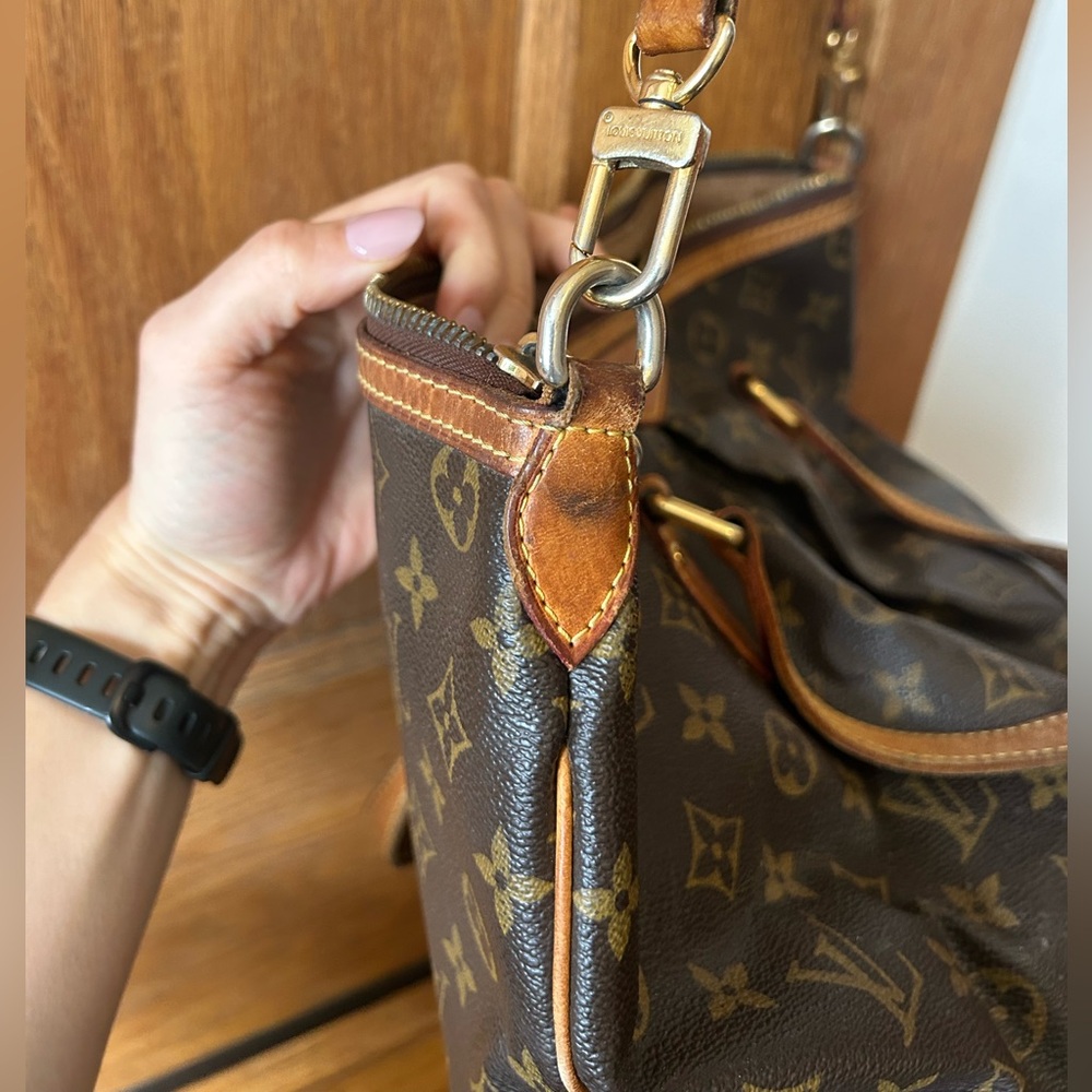 Louis Vuitton Monogram Palermo PM Shoulder Bag w/ Strap Brown - Picture 8 of 17